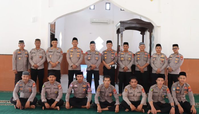 Kapolres Touna Hadiri Binrohtal Kapolri Bersama Gus Baha Secara Daring