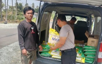 Polres Touna Gelar Gerakan Pangan Murah, Beras SPHP Dijual Terjangkau