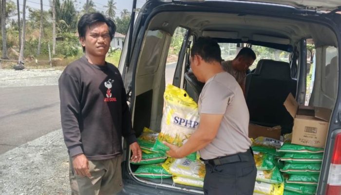 Polres Touna Gelar Gerakan Pangan Murah, Beras SPHP Dijual Terjangkau
