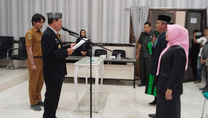 Pejabat Pemkab Touna Dilantik, Sekda Alfian Tekankan Integritas dan Kinerja Nyata