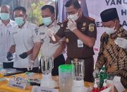Perkuat Sinergi Penegak Hukum, Kalapas Ampana Hadiri Pemusnahan Barang Bukti