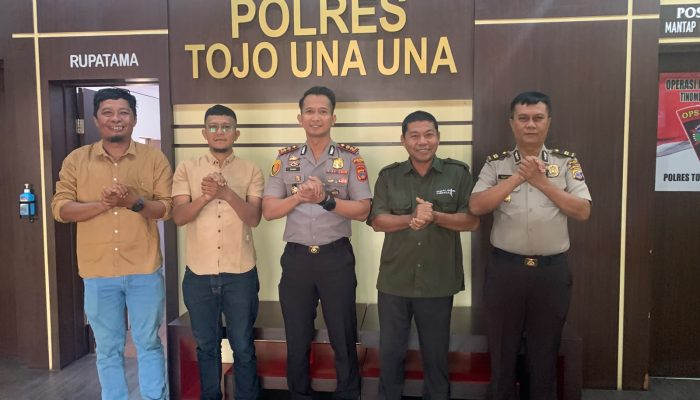 Jelang Pelantikan, JMSI Touna Koordinasi dan Silaturahmi dengan Kapolres