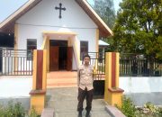 Polsek Ampana Kota Patroli Dialogis di Sejumlah Gereja, Jaga Kamtibmas Kondusif