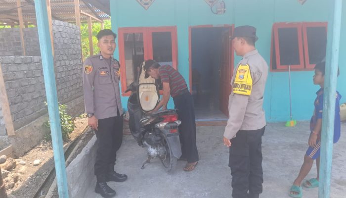 Antisipasi Karhutla, Polsek Ulubongka Edukasi Warga Desa Marowo Soal Buka Lahan
