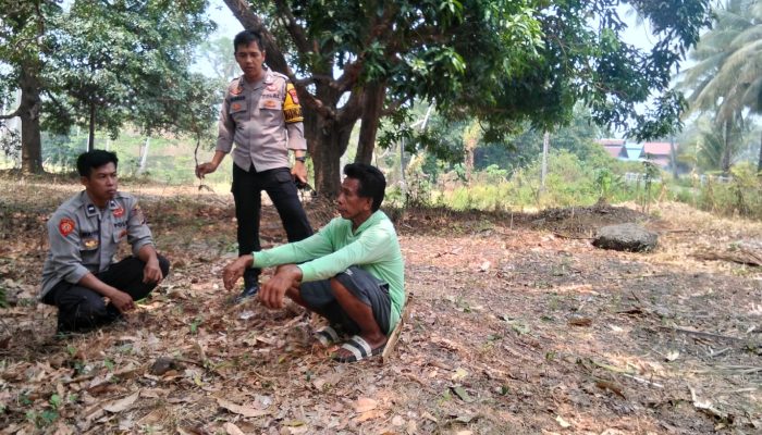 Cegah Karhutla di Musim Kemarau, Polsek Tojo Tingkatkan Patroli Dialogis dan Imbau Warga Tak Bakar Lahan