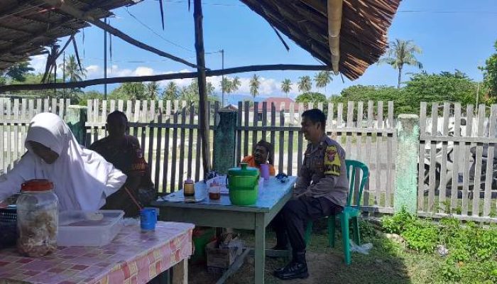 Polsek Tojo Intensifkan Patroli Dialogis, Warga Diminta Waspada Karhutla di Musim Kemarau