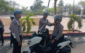 Kasat Lantas Polres Touna AKP Siswanto Tegaskan Anggota Wajib Jadi Teladan Tertib Lalu Lintas