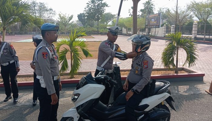 Kasat Lantas Polres Touna AKP Siswanto Tegaskan Anggota Wajib Jadi Teladan Tertib Lalu Lintas
