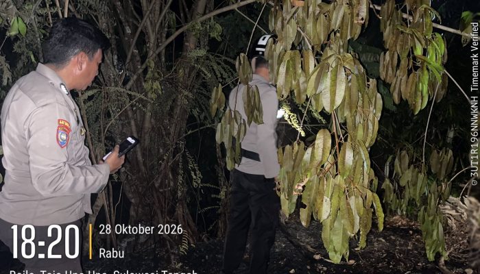 Aksi Cepat Satgas Preventif Ops Aman Tinombala Padamkan Karhutla di Ampana Kota