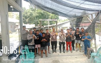 Program Polisi Peduli Pengangguran, Wakapolres Touna Dorong Warga Buka Peluang Usaha Mandiri