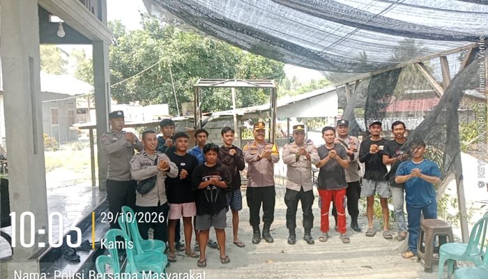 Program Polisi Peduli Pengangguran, Wakapolres Touna Dorong Warga Buka Peluang Usaha Mandiri